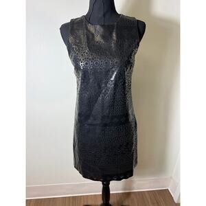 Sax Fifth Avenue Black Sleeveless Knee Length Dress Sz Small